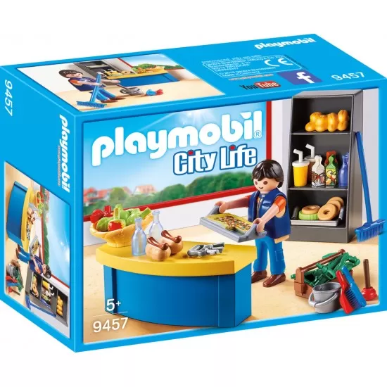 Playmobil City Life - Ingrijitor si chiosc Playmobil City Life - Ingrijitor si chiosc