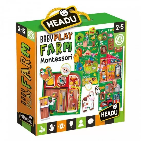 Set educativ Montessori - Joaca la ferma Set educativ Montessori - Joaca la ferma