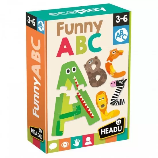 Joc educativ Headu - Alfabetul amuzant Joc educativ Headu - Alfabetul amuzant
