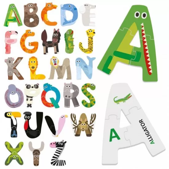 Joc educativ Headu - Alfabetul amuzant Joc educativ Headu - Alfabetul amuzant