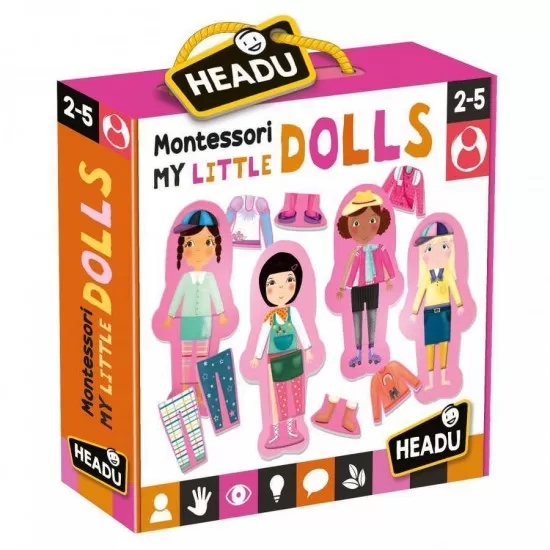 Set educativ Montessori - Micutele mele papusi Set educativ Montessori - Micutele mele papusi