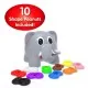 Joc educativ The Learning Elefant - Sa invatam culorile si formele in limba engleza Joc educativ The Learning Elefant - Sa invatam culorile si formele in limba engleza