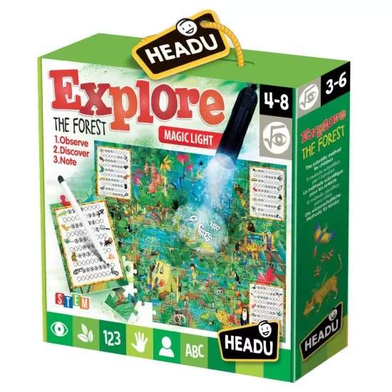 Joc puzzle - Explorati padurea