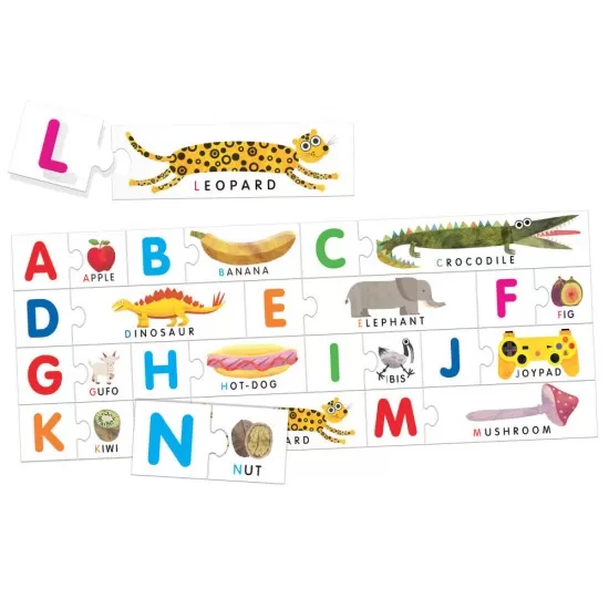 Joc tactil Montessori ABC