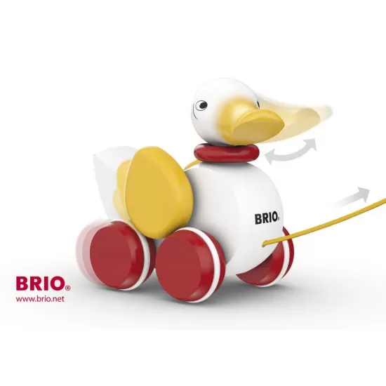 Jucarie de tras ratusca BRIO Jucarie de tras ratusca BRIO