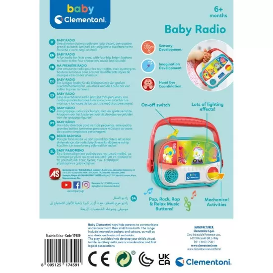 Jucarie bebelusi radio interactiv Jucarie bebelusi radio interactiv