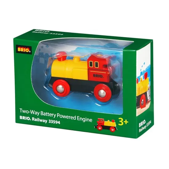 Locomotiva mica rosie cu baterii BRIO
