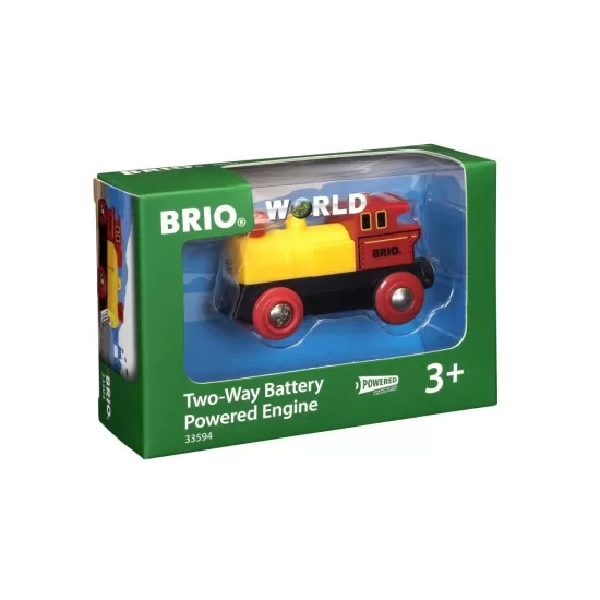 Locomotiva mica rosie cu baterii BRIO