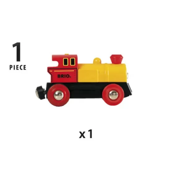 Locomotiva mica rosie cu baterii BRIO