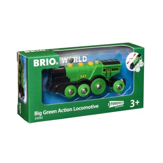 Locomotiva verde BRIO