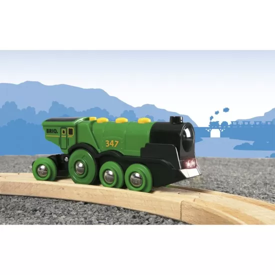 Locomotiva verde BRIO