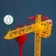 Macara de constructii cu lumini BRIO Macara de constructii cu lumini BRIO