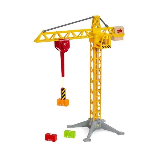 Macara de constructii cu lumini BRIO Macara de constructii cu lumini BRIO