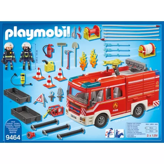 Playmobil City Action - Masina de pompieri cu furtun Playmobil City Action - Masina de pompieri cu furtun