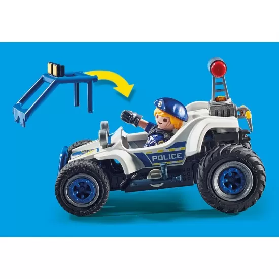 Playmobil City Action - Masina Off Road de politie si hot Playmobil City Action - Masina Off Road de politie si hot