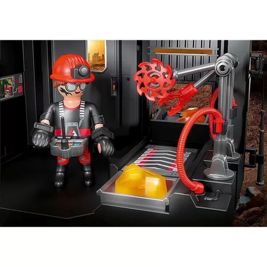 Playmobil Dino Rise - Mina de cristal cu dinozaur