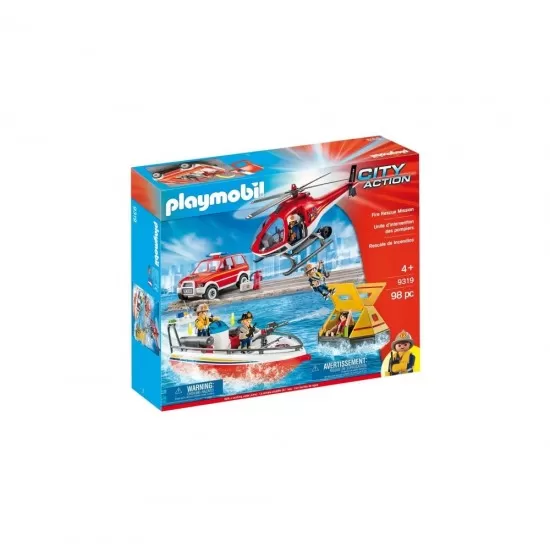Playmobil City Action - Misiunea de salvare a pompierilor Playmobil City Action - Misiunea de salvare a pompierilor