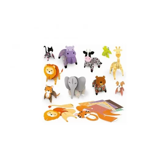 Set educativ Montessori - Animale 3D Set educativ Montessori - Animale 3D