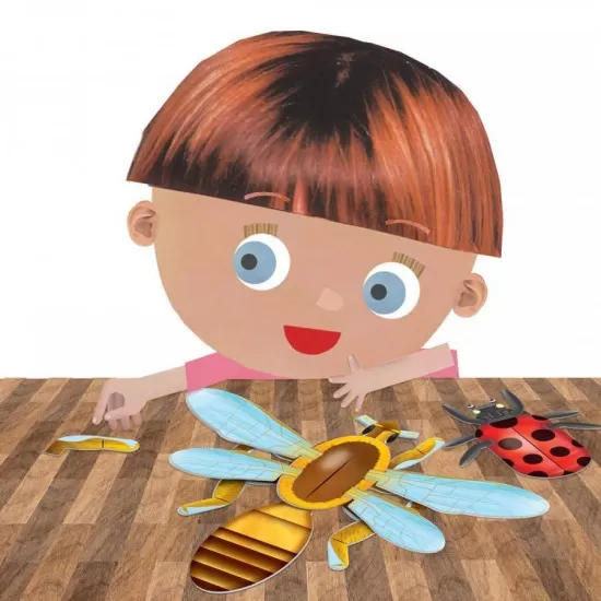 Joc Montessori Headu - Construieste o insecta Joc Montessori Headu - Construieste o insecta