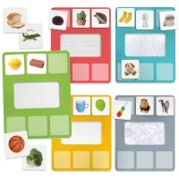Set educativ Montessori Headu - Prima mea biblioteca tactila