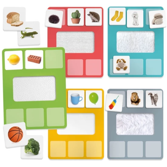 Set educativ Montessori Headu - Prima mea biblioteca tactila Set educativ Montessori Headu - Prima mea biblioteca tactila