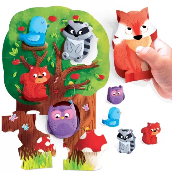 Puzzle Montessori - Primul meu puzzle Padurea Puzzle Montessori - Primul meu puzzle Padurea