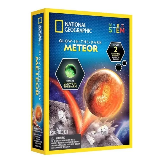Kit stiinta National Geographic - Meteorit care straluceste in intuneric Kit stiinta National Geographic - Meteorit care straluceste in intuneric
