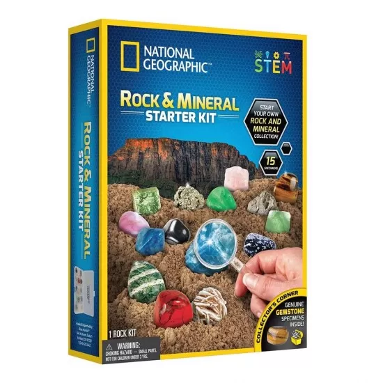 Kit stiinta National Geographic - Roci si minerale Kit stiinta National Geographic - Roci si minerale