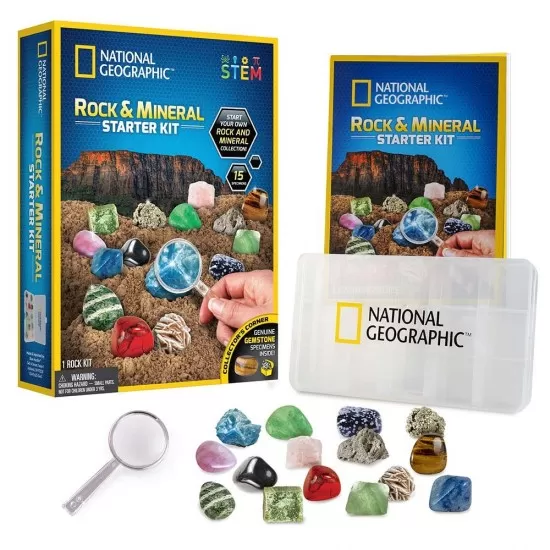 Kit stiinta National Geographic - Roci si minerale Kit stiinta National Geographic - Roci si minerale
