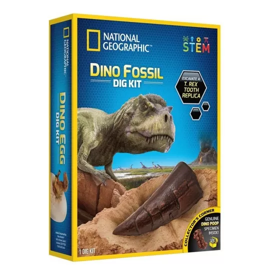 Kit stiinta National Geographic - Sa cautam dinozauri Kit stiinta National Geographic - Sa cautam dinozauri