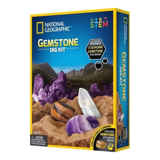Kit stiinta National Geographic - Sa cautam pietre pretioase Kit stiinta National Geographic - Sa cautam pietre pretioase
