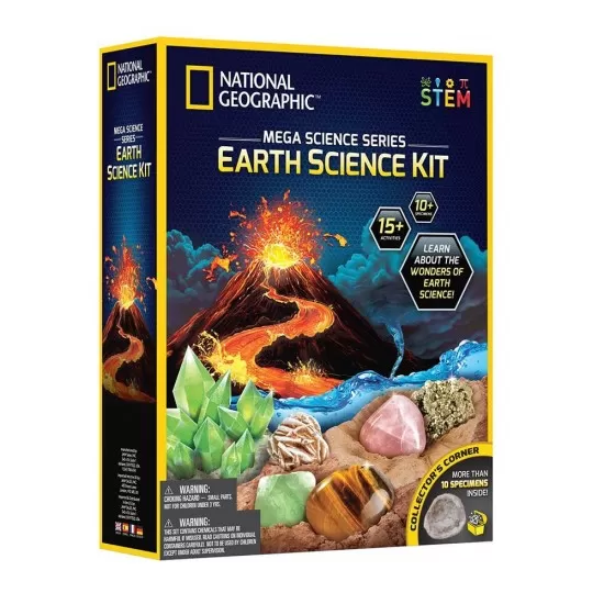 Kit stiinta National Geographic - Sa exploram pamantul Kit stiinta National Geographic - Sa exploram pamantul