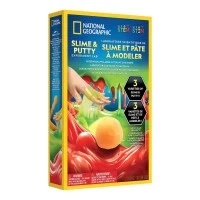 Set educativ National Geographic - Experiment de creare slime si plastilina