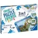 Organizator albastru 3 in 1 pentru puzzle Ravensburger Organizator albastru 3 in 1 pentru puzzle Ravensburger