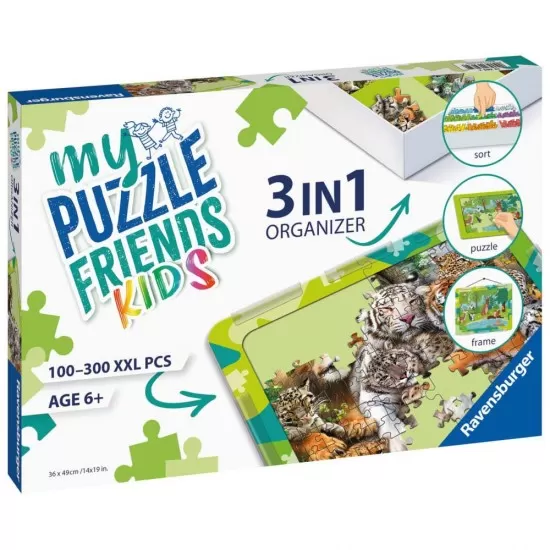 Organizator verde 3 in 1 pentru puzzle Ravensburger Organizator verde 3 in 1 pentru puzzle Ravensburger