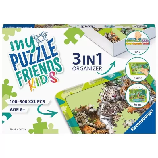 Organizator verde 3 in 1 pentru puzzle Ravensburger Organizator verde 3 in 1 pentru puzzle Ravensburger