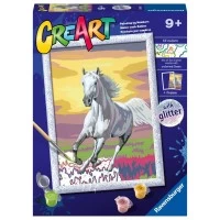 Pictura pe numere Ravensburger - Cal la apus