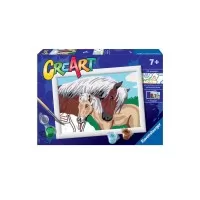 Pictura pe numere Ravensburger - Calut si manz