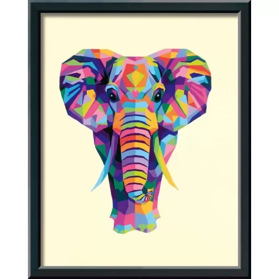 Pictura pe numere Ravensburger - Elefant