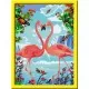 Pictura pe numere Ravensburger - Flamingo 2 Pictura pe numere Ravensburger - Flamingo 2
