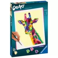 Pictura pe numere Ravensburger - Girafa