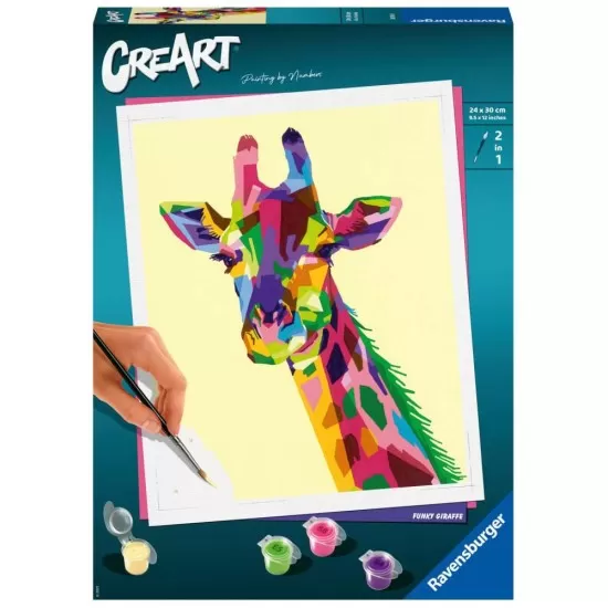 Pictura pe numere Ravensburger - Girafa