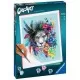Pictura pe numere Ravensburger - Leu colorat Pictura pe numere Ravensburger - Leu colorat