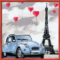 Pictura pe numere Paris Ravensburger