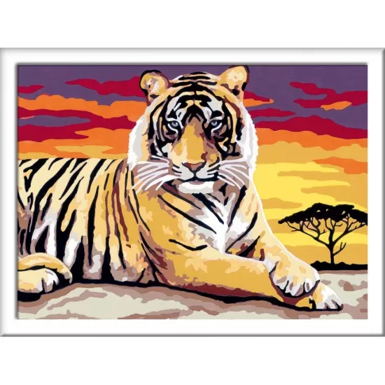 Pictura pe numere tigru Ravensburger