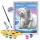 Pictura pe numere Ravensburger - Urs polar Pictura pe numere Ravensburger - Urs polar