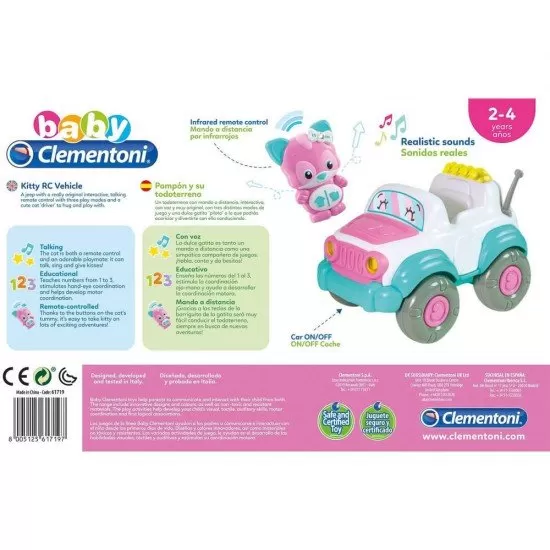 Jucarie interactiva - Pisicuta cu masinuta Clementoni Jucarie interactiva - Pisicuta cu masinuta Clementoni