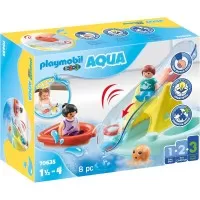 Playmobil 1.2.3 - Balansoar de apa si barcuta