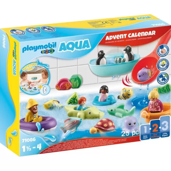 Playmobil 1.2.3 calendar Craciun - Distractie pe apa Playmobil 1.2.3 calendar Craciun - Distractie pe apa