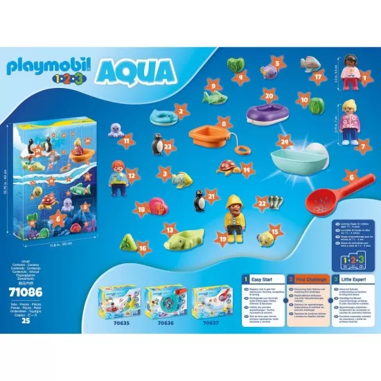 Playmobil 1.2.3 calendar Craciun - Distractie pe apa Playmobil 1.2.3 calendar Craciun - Distractie pe apa